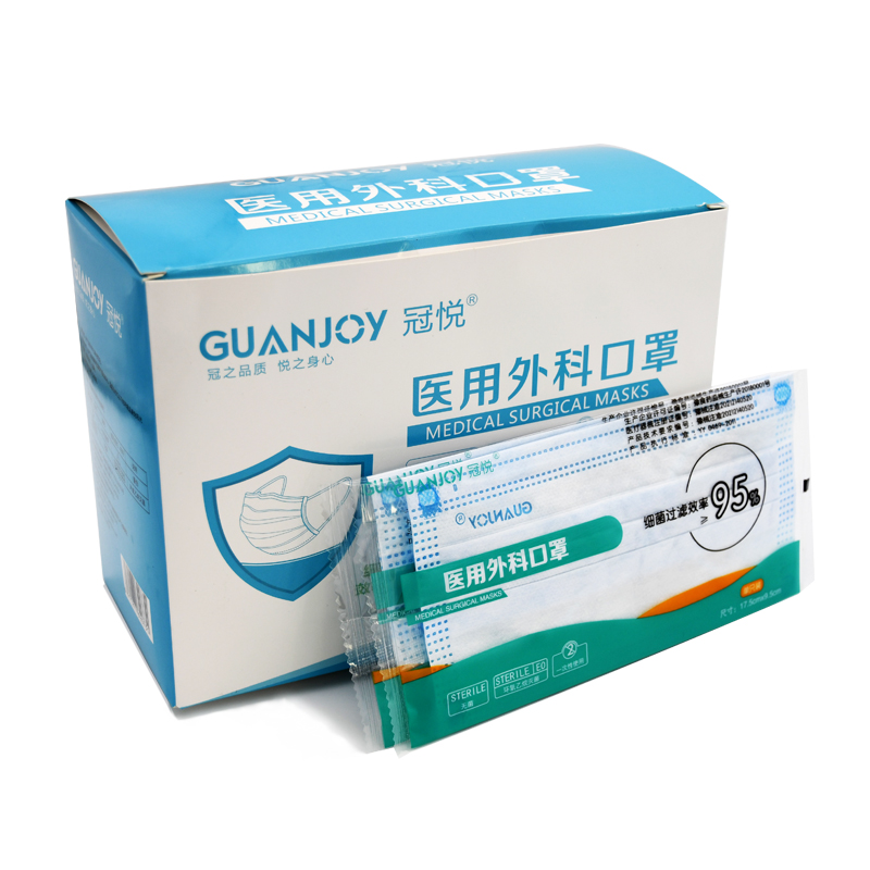冠悅口罩，三層防護，呼吸自由！
